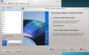 Abb. #: Die neue Version 7.1 von TrueCrypt steht zur Verfügung. Dass die Entwicklungszyklen mittlerweile recht lange dauern, liegt aber nicht etwa daran, dass das Projekt einschläft. Es kann einfach schon so viel.