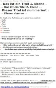 Abbildung 5: Ein solcher Eintrag in der Markup-Sprache …