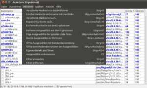 Abbildung 5: Nach dem Scan-Vorgang stehen eine Reihe von Aktionen zur Auswahl, um die Doubletten zu bearbeiten.