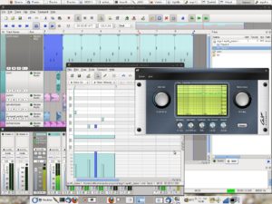 Abbildung 3: Audio, MIDI und moderne Plugins: Qtractor ist voll ausgestattet.
