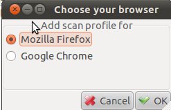Abbildung 3: Nixory unterstützt unter Linux die Browser Firefox und Chrome.