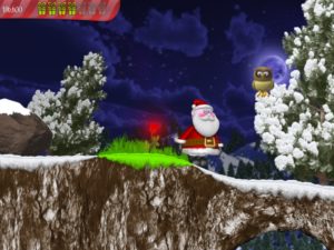 Abbildung 3: Aufgeweckte Eulen picken den Weihnachtsmann nicht nur, sie stibitzen auch seine Pakete.