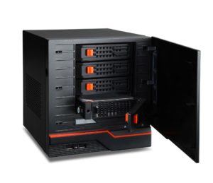 Den AC100 mit 20 Zentimetern Kantenlänge hat sich Acer für den Einsatz im Kleinstunternehmen oder Heimbüro ausgedacht.