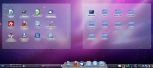 Abbildung 1: AWN funktioniert sogar unter KDE und harmoniert hier aufgrund der Transparenzeffekte optisch gut mit Plasma.