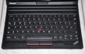 Abbildung 2: Fast wie bei einem Subnotebook: die optionale Tablet-Tastatur.