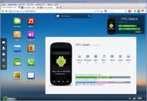 Abbildung 2: Der Airdroid-Desktop im Browser bietet vielfältige Zugriffsmöglichkeiten aufs Smartphone.