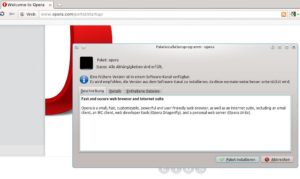 Abbildung 2: Neben Opera laufen auch weitere gängige Browser nativ unter Linux, etwa Firefox und Chrome – nach dem Internet Explorer suchen Sie vergebens.