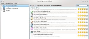 Abbildung 3: Die Sternchen in Kubuntus Softwareverwaltung erscheinen nur, wenn eine Verbindung zum Internet besteht.