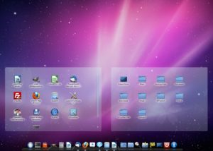 Abbildung 4: Das GLX-Dock beschert einem Gnome- oder KDE-Desktop einen Mac-typischen Launcher.