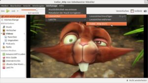 Abbildung 4: Im Gnome-Mediaplayer Banshee setzen Sie über das Menü "Werkzeuge" Lesezeichen.