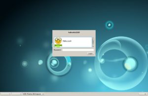 Abbildung 4: Der Light Display Manager bringt ein eigenes Theme für Kubuntu mit, das Sie im Paket "lightdm-qt-greeter" finden. Das Look & Feel können Sie derzeit nicht verändern.