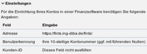 Abbildung 5: Obwohl auch die Direkt-Banken immer noch gerne ihre eigene Web-Banking-Anwendung an den Kunden bringen wollen, unterstützen fast alle renommierten Institute auch PIN/TAN via HBCI mit einem nativen Client. Die zugehörigen Einstellungsdaten finden sich in der Regel auf der Webseite.