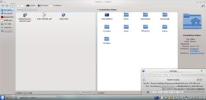 Abbildung 9: Dolphin, der Dateimanager des KDE-Desktops, integriert auch einen einfachen FTP-Client.