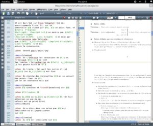 Version 3.4 des LaTeX-Editors Texmaker 3.2 bringt viele nützliche Verbesserungen, darunter auch einen Blockauswahl-Modus. (Bild: Texmaker-Projekt)