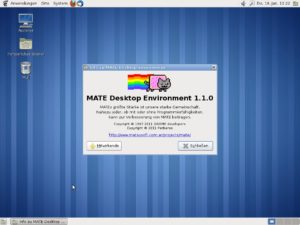 Abbildung 2: Maté unter Ubuntu wirkt für Gnome-2-Nutzer vertraut.