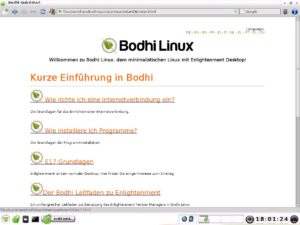 Abbildung 4: Vorbildlich führt die Hilfefunktion in das System ein.