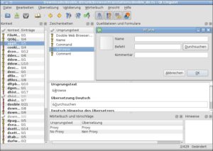 Abbildung 5: QtLinguist bringt einige spezifische Features mit, die beim Übersetzen Qt-basierter Programme helfen.