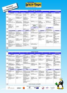 Das Vortragsprogramm der Chemnitzer Linux-Tage 2012 (Stand 30.01.2012).