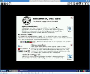 Abbildung 2: Puppy-Linux.