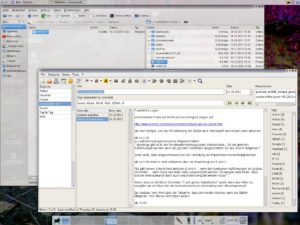 Abbildung 2: Bei Bedarf betreiben Sie MyNotex – allerdings nur mit englischer Oberfläche – ohne Installation von einem USB-Stick aus, im Bild auf einem OpenSuse Laptop mit ebenfalls auf dem USB-Gerät abgelegten Daten.