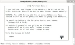 Abbildung 4: So sieht eine Gast-Installation via Xm-debian aus.