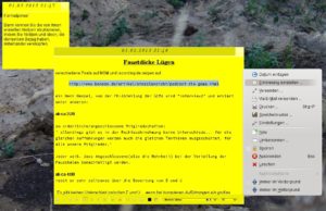 Abbildung 6: In KNotes weisen Sie Notizen auch Aktionen aus anderen KDE-Komponenten wie beispielsweise dem Zeitplaner der KDE-PIM-Suite zu.