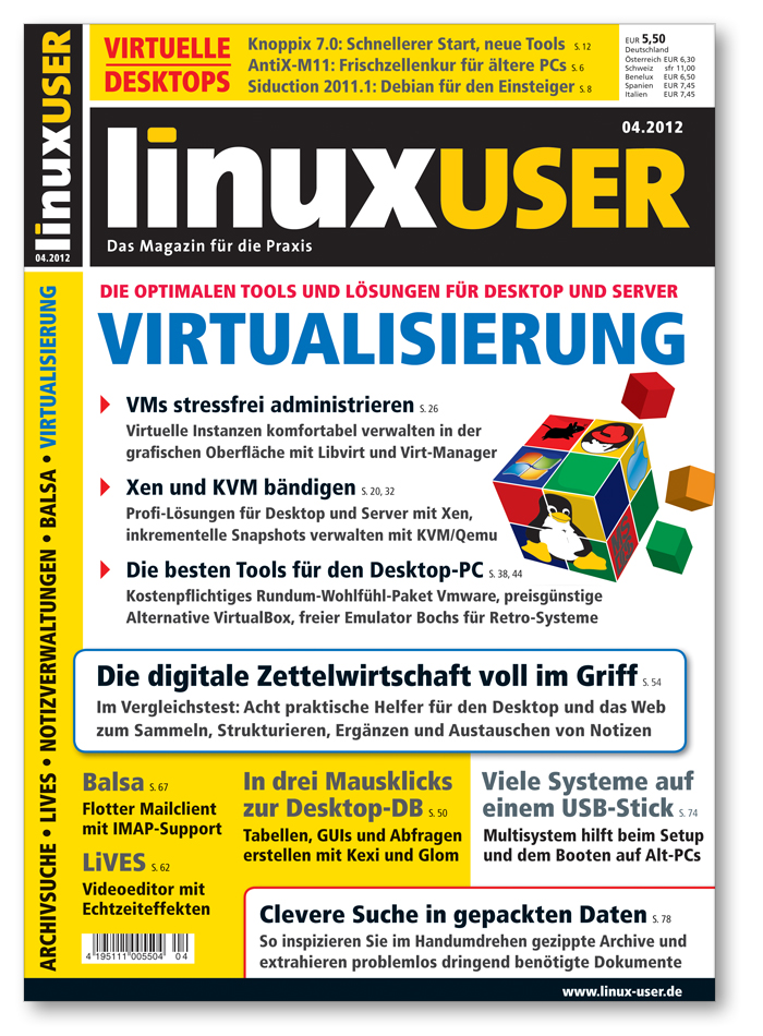 Heftcover LinuxUser 04/2012