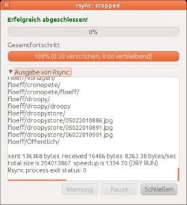 Abbildung 4: Feuertaufe bestanden – die Simulation klappt.