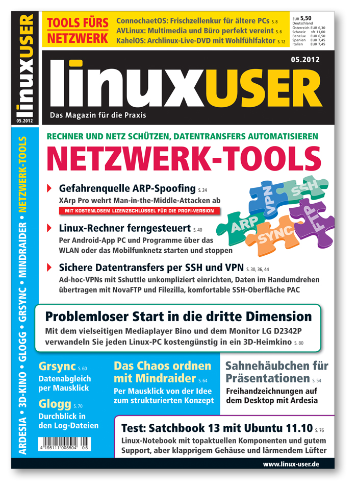 Heftcover LinuxUser 05/2012