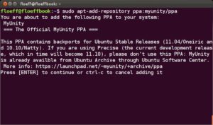 Abbildung 1: Ubuntu 11.10 heißt "Oneiric", das neue 12.04 LTS "Precise" – auch wenn das PPA etwas anderes behauptet.