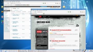 Abbildung 1: Unter "ezlx.wordpress.com" betreibt die EasyLinux-Redaktion zu Testzwecken ein WordPress-Blog.