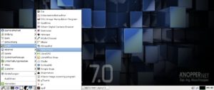 Abbildung 2: Knoppix ist traditionell gut mit Software ausgestattet. Vom schlanken Desktop LXDE aus greifen Sie über das Startmenü darauf zu.