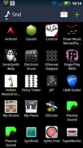 Abbildung 2: Die Zahl der Android-Apps für Musiker ist beträchtlich und wächst stetig. Viele der Apps arbeiten mit dem Soundsystem von Linux zusammen.