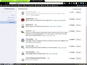 Abbildung 2: Abgehärtet gegen Schnüffler präsentiert sich Chrome in DEFT.