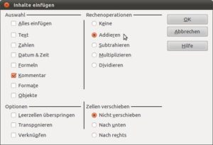 Abbildung 5: Mit ein paar Handgriffen kopieren Sie eine Notiz in mehrere Zellen.