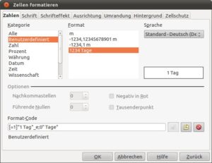 Abbildung 6: Mit Hilfe eines Format-Codes richten Sie Zahlen untereinander aus.