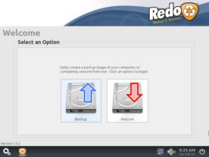 Abbildung 6: Blau für Sichern der Systempartition, Rot für das Wiederherstellen: Die Redo Backup & Recovery Live-CD vereinfacht das Sichern eines Linux-Gesamtsystems.