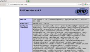 Abbildung 6: Wissen Sie nicht genau, welches das Wurzelverzeichnis auf Ihrem Server ist, testen Sie das mit einer PHP-Datei. So erfahren Sie auch gleich, welche PHP-Version auf dem Server läuft.