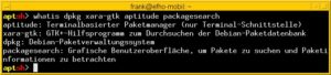 Abbildung 7: Kurzinformationen zu den ausgewählten Paketen helfen bei der schnellen Auswahl von Software.
