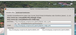 Abbildung 7: Galerien mit durchnummerierten Bildern lassen sich über die "Download-Galerie" herunterladen.