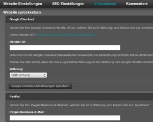 Abbildung 7: Nutzen Sie Google Checkout oder PayPal, integrieren Sie einen Warenkorb auf der Webseite.