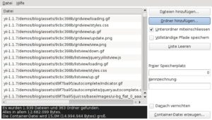 Abbildung 9: Truepax bietet Truecrypt-Verschlüsselung unter einer einfach zu bedienenden grafischen Oberfläche.