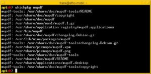 Abbildung 9: Bei der Suche nach bestimmten Dateien in einem Paket unterstützt Sie die Apt-Shell mit dem Befehl <code srcset=