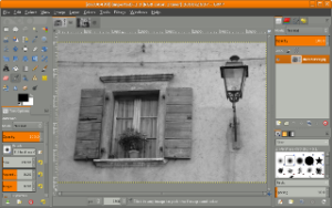Ein-Fenster-Modus in Gimp 2.8.