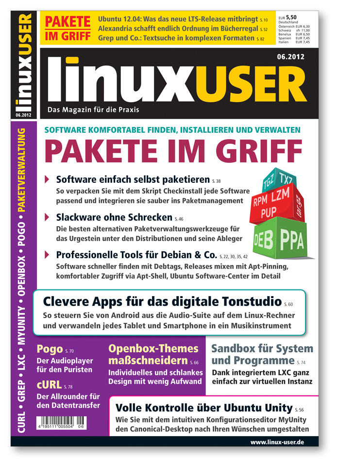 Heftcover LinuxUser 06/2012