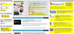 Abbildung 2: Links rufen Sie über die passende Zahlenfolgen auf – die Maus brauchen Sie nicht.