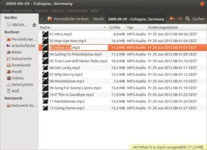 Abbildung 1: In Gnomes Dateimanager benennen Sie Dateien und Verzeichnisse per Tastatur um. Drücken Sie <code srcset=