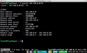 Abbildung 1: Byobu zeigt standardmäßig verschiedene Statusmeldungen an, hier per SSH vom Mac aus.
