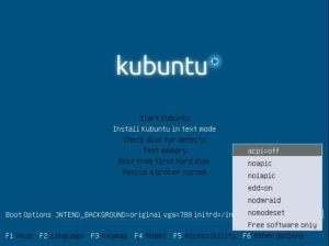 Abbildung 1: Das Bootmenü von Kubuntu 12.04 erscheint nur, wenn Ihr Rechner DVDs als Bootmedium akzeptiert und der Festplatte vorzieht.