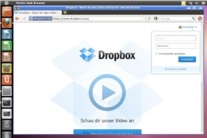 Abbildung 1: Als ersten Schritt richten Sie über die Dropbox-Webseite einen Account ein.